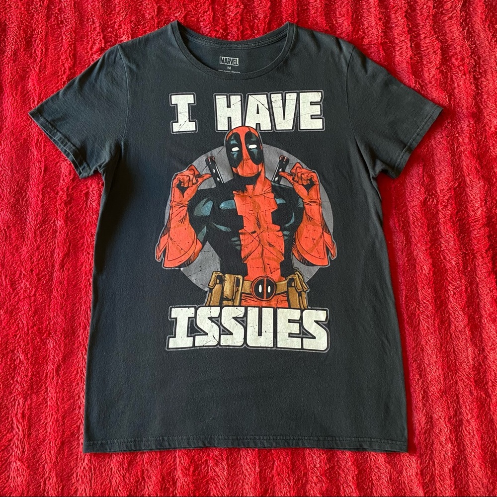 MARVEL COMICS Deadpool “I Have Issues” Tee